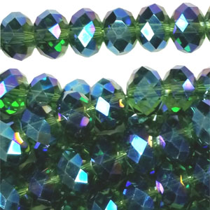 14MM FACETED RONDELLE SAHARA COLOR